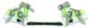 Picture of Pair of ADM Night Use AFOs and Fixed Dobbs External Rotation Bar