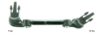 Picture of Pair of ADM Night Use AFOs and Spring Assist Articulating Dobbs ADM Bar
